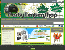 Tablet Screenshot of partytentenshop.nl